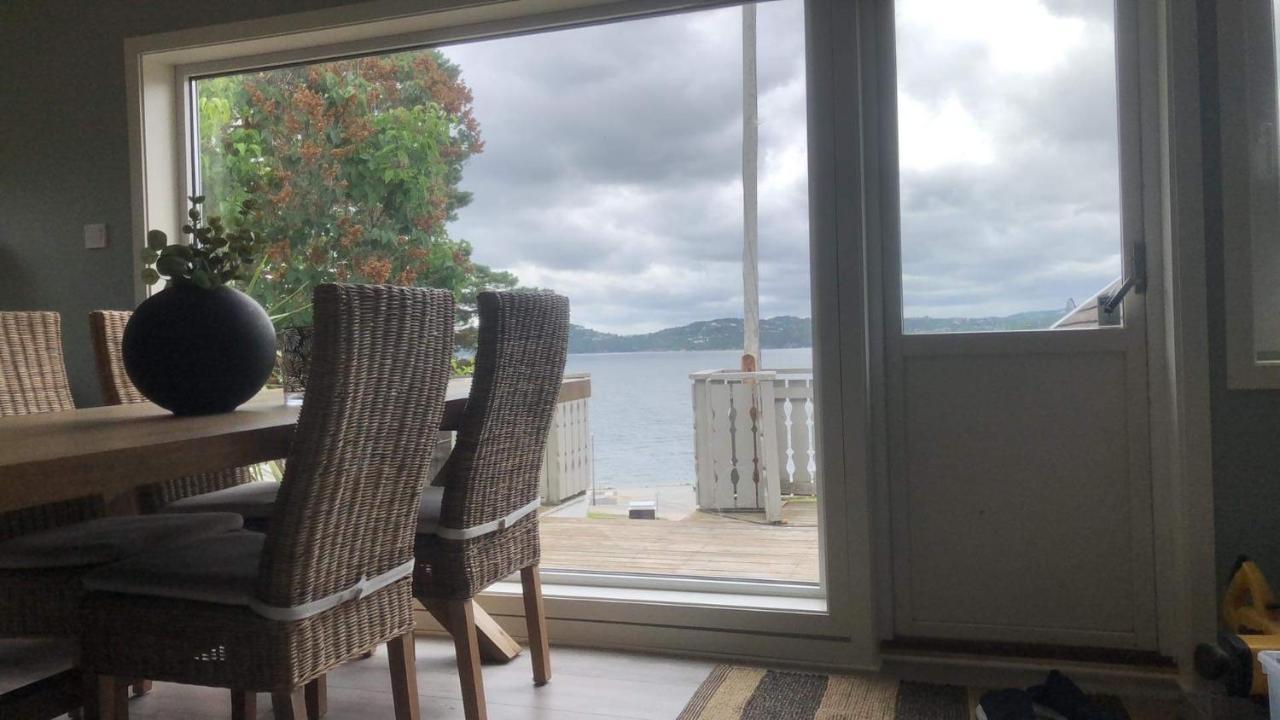Strandhytte Kristiansand Bagian luar foto