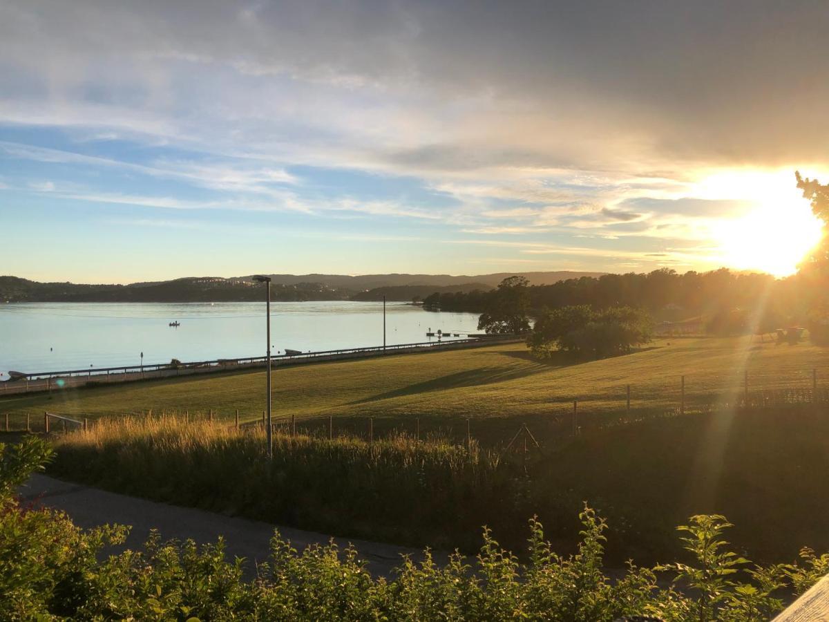 Strandhytte Kristiansand Bagian luar foto