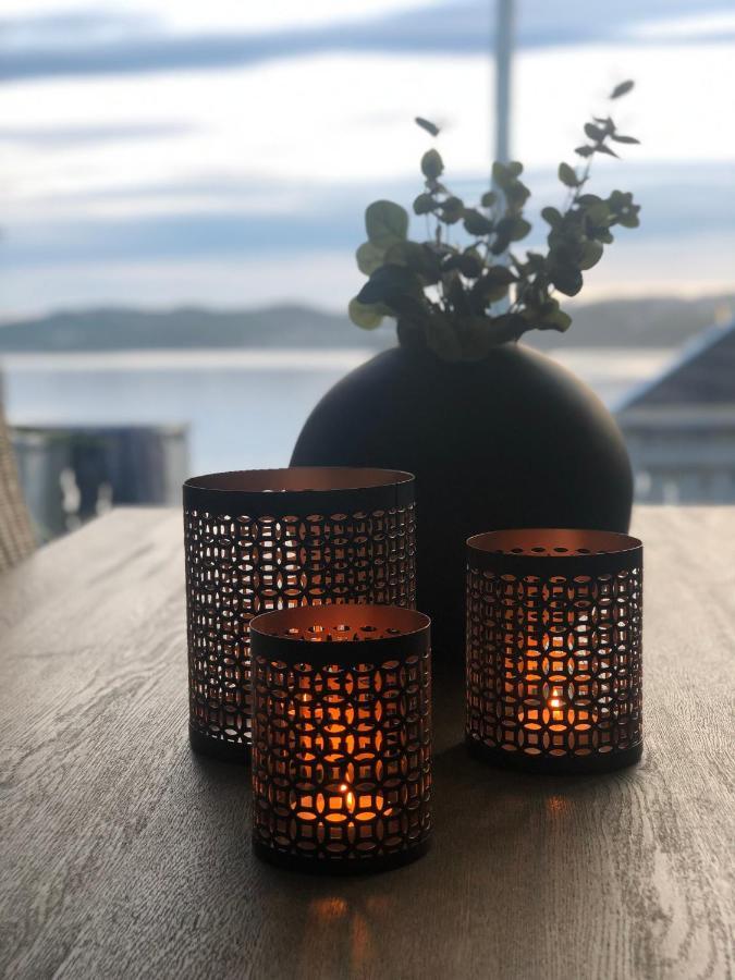 Strandhytte Kristiansand Bagian luar foto